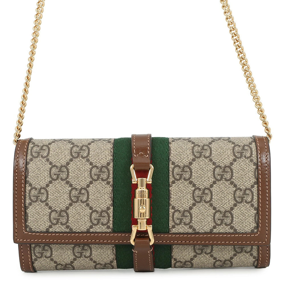 Gucci Chain Wallet GG Supreme Jackie